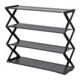 thumbnail image 1 of Shangren Shoe Rack Large Capacity Lightweight PP and Nonwoven Shelving Shoe Organizer Black, 1 of 8