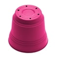 thumbnail image 7 of Bloem Saturn 10" Round Plastic Planter - Indoor/Outdoor, Snap-in Saucer & Drainage Holes, Fuchsia, 7 of 7