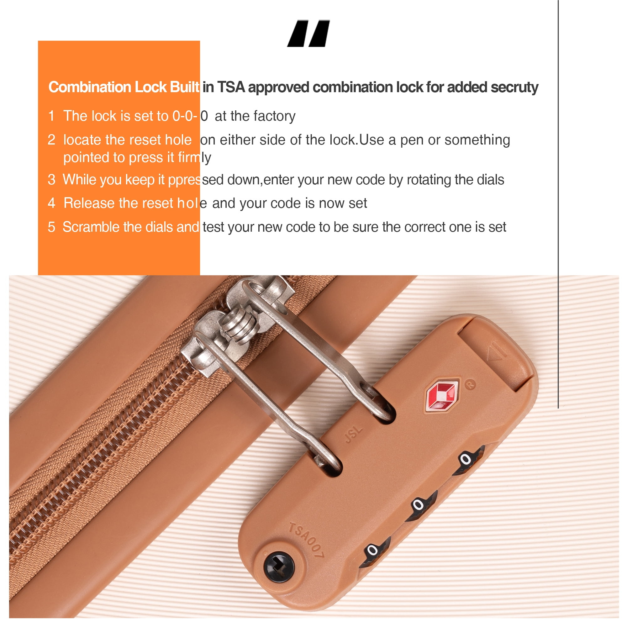 Hardside Luggage Sets 3 Piece, Hardshell Suitcase TSA Lock Spinner Wheel with Travel Duffle Bag and 4 Packing Cube.Beige