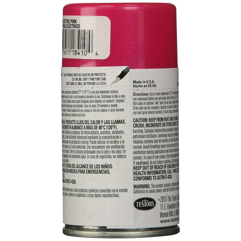 Testors Craft 5 Oz. Matte Pink Fabric Spray Paint - Henery Hardware