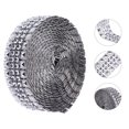 thumbnail image 3 of 1 Roll Rhinestone Diamond Ribbons Sparkling Mesh Ribbon DIY Arts Craft Decor, 3 of 7