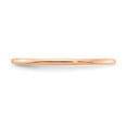 thumbnail image 3 of Auriga Fine Jewelry 14K Rose Gold 1.2mm Half Round Polished Women's Stackable Band Size 5, 3 of 8