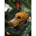 thumbnail image 1 of ORNAMENT Jurassic Park 1993 Jeep Wrangler MB1122 Yellow Top Matchbox Figure GIFT, 1 of 3