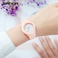 thumbnail image 3 of Women's Watch Waterproof Nurse Watch Sport Analog Wrist Watches Small Simple Casual Ladies Watch Date Wristwatch Silicone Watch with Second Hand, 3 of 6