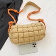 thumbnail image 3 of Bolsa De Hombro Bolso de mano para mujer Fashionalbe Nylon Simple Mujer Commuter Bolso (Caqui), 3 of 8