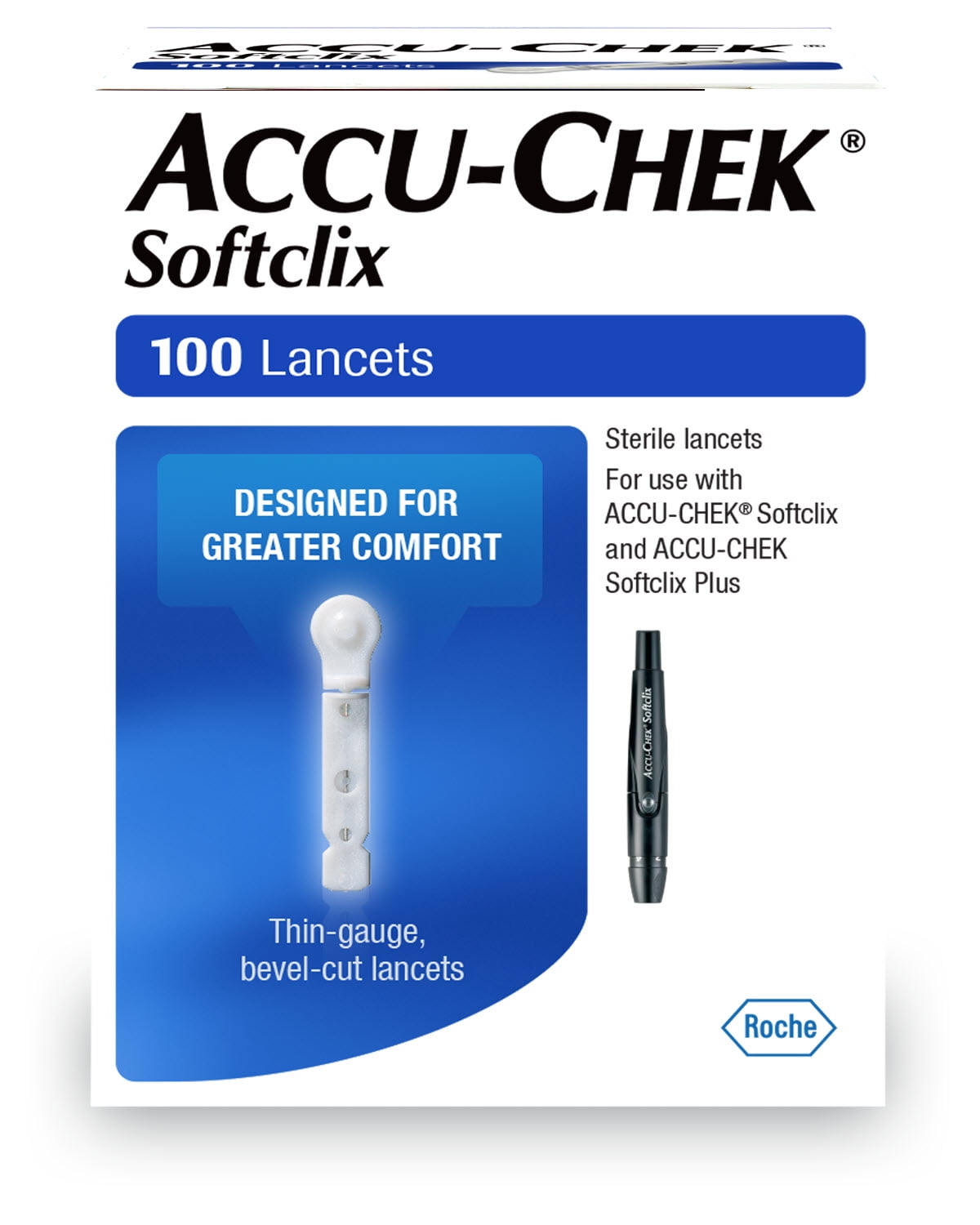 AccuChek AccuCheck Softclix Lancets 100 Each