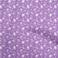 thumbnail image 1 of oneOone Viscose Chiffon Purple Fabric Floral Craft Projects Decor Fabric Printed By The Yard 42 Inch Wide, 1 of 5