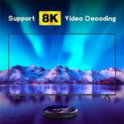 H96 Max DDR4 4GB RAM 32GB ROM RK3528 Quad-Core 64bit WiFi6 Dual 2.4G/5.8G WiFi Ethernet 1000M BT5.0 8K HDR10+ Ultra HD USB3.0 Smart