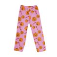 thumbnail image 3 of Trgacdwlo Halloween Fleece Pajama Pants Women Funny Pumpkin Womens Flannel Pajama Pants Fall Winter Warm Women's Sleep Pants, 3 of 7