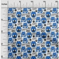 thumbnail image 2 of oneOone Viscose Chiffon Medium Blue Fabric Kids Animal Fabric For Sewing Printed Craft Fabric By The Yard 42 Inch Wide, 2 of 4