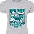 thumbnail image 3 of Disney - Plaid Minnie Mouse - Juniors Fitted Graphic T-Shirt, 3 of 5