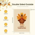 thumbnail image 2 of Thanksgiving Happy Thanskgiving Durable Yard Flag, Washable Thanksgiving Day Garden Decoration Double-Colored Thankful,grateful Porch Flags, for Garden Patio Balcony Porch Decoration 28x40 Inch, 2 of 6