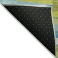 thumbnail image 3 of Addison Rugs Chantille Indoor/Outdoor Transitional Squares Teal Washable Round Rug, 8' x 8', 3 of 6