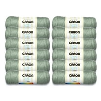 Caron® Simply Soft® Heathers™ #4 Medium Acrylic Yarn, Woodland Heather 5oz/141.7g, 250 Yards (12 Pack)