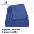 thumbnail image 2 of Sábanas Sweet Home Collection, 6 unidades, 1500 Supreme Full, 2 of 7