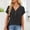 Black, variant on Ytndtr Womens Short Sleeve V Neck T Shirts Summer Business Casual Dressy Tops 2026 Basic Spring Outfit