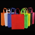 thumbnail image 3 of Youkk Reusable Non Woven Shopping Bag Solid Color Foldable Grocery Convenient Tote Eco-friendly Storage Handbag, 3 of 9