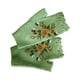 thumbnail image 5 of Qarigey 1 par de guantes de punto bordados para mujer invierno otoño esquí ciclismo montar cálidos mitones térmicos de ganchillo para mujer Verde 2piezas, 5 of 6