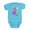 Turquoise, variant on CafePress - Furby Inner Furb - Cute Infant Bodysuit Baby Romper - Size Newborn - 24 Months