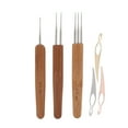thumbnail image 2 of Aguja Para Rastas, Herramienta Ergonómica De Bloqueo De Pelo Con Gancho De Ganchillo Para Rastas De aleación Firme Para Peluquería Para Hombres Y Mujeres, 2 of 7