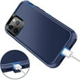 thumbnail image 7 of Entronix Heavy Duty Case Designed for iPhone 11 Pro, Shockproof Triple Layer Rugged Case, Blue, 7 of 7