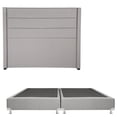 thumbnail image 1 of Box Base Cama King Size + Cabecera Lugo Gris Claro, 1 of 8