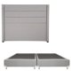 thumbnail image 1 of Box Base Cama King Size + Cabecera Lugo Gris Claro, 1 of 8