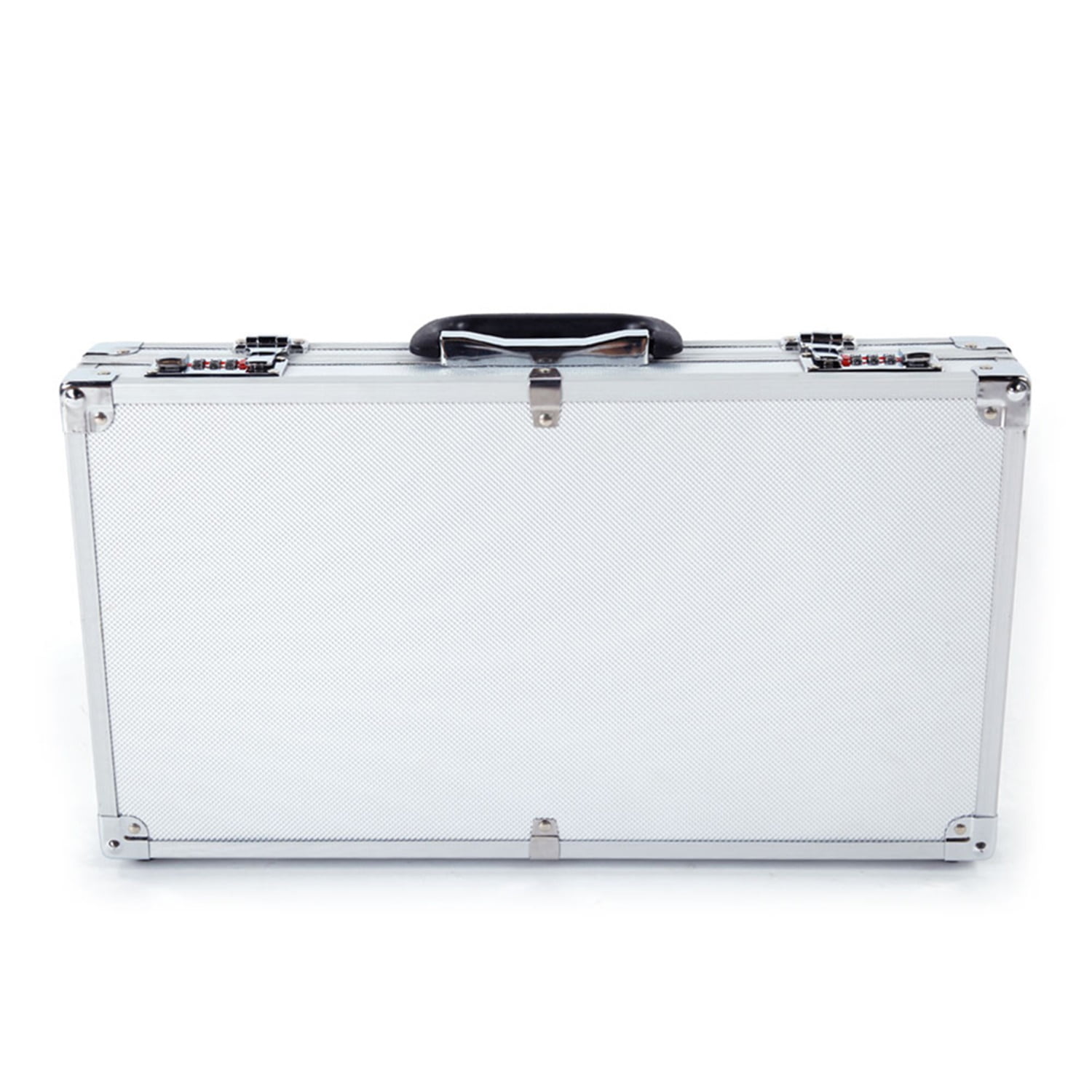 Kadyn Aluminum Storage Carry Case, Small Safe Box, Storage Box, Hard Storage Carry Case, Black