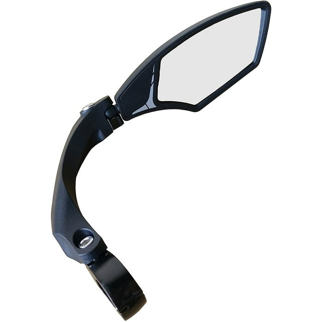 New Handlebar Bike Mirror, HD Blast-Resistant, Safe Crystal Clear Glass Mirror, Adjustable Rotatable Bike Mirror, Rearview Mirror, Bicycle Mirror
