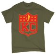 thumbnail image 5 of Kansas Shield T-shirt Champions Game Day Fantasy Football K.C. Fan Men's Tee, 5 of 7