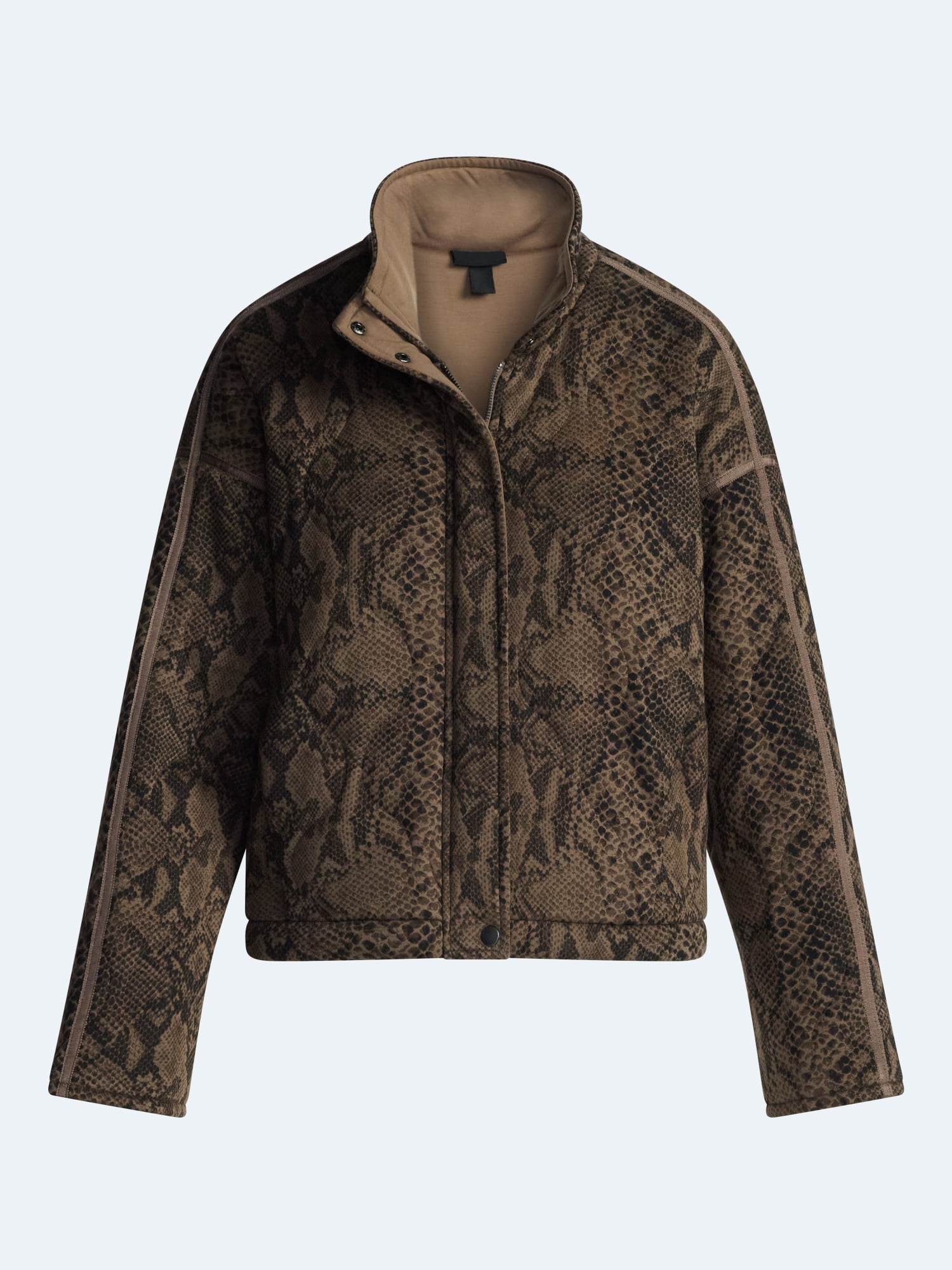 Scoop Women's and Women's Plus Scubaknit Quilted Jacket, Sizes XS-4X
