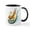 White/Black Inside, variant on CafePress - Yellow Lab Sled Mug - 11 oz Ceramic Mug - Novelty Coffee Tea Cup