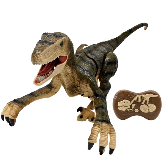 RC Velociraptor simulation de Dinosaure Télécommandée avec Effets Sonores Réalistes