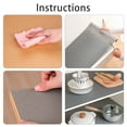 JTWEEN Shelf Liner Kitchen Drawer Mats, Non Adhesive EVA Material