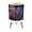 Color 1, variant on Small Trash Can with Lid Rustic Woodland Animals Plaid Patchwork Bears Deer Leaves 1.8 Gallon Dog Proof Trash Can Round Garbage Can Waste Bin Wastebasket for Bathroom Bedroom Living Room