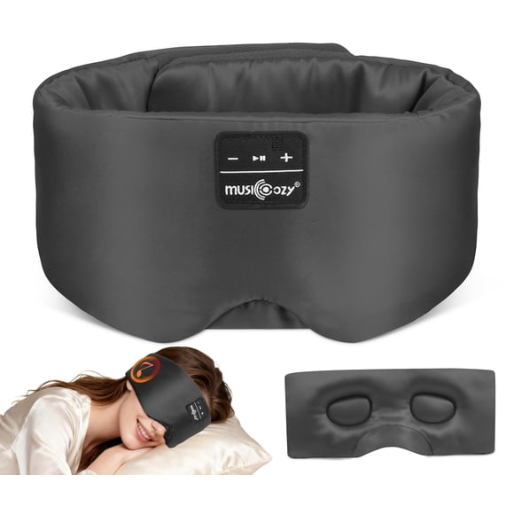 Auriculares con máscara para dormir MUSICOZY 3D Silk Bluetooth 5.4