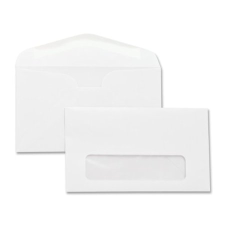 Business Source No. 6-3/4 Business Envelopes - Business - #6 3/4 - 3.63" Width x 6.50" Length - 24 lb - Gummed - Wove - 500 / Box - White