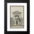 thumbnail image 2 of Louis Gustave Taraval 13x18 Black Modern Framed Museum Art Print Titled - Facade for a Church with a Sculpture Representing Faith (C. 1768), 2 of 5