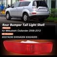 thumbnail image 2 of Carcasa de luz trasera del parachoques Unique Bargains Reflector de luz trasera inferior No.8337A030 para Mitsubishi Outlander 2006-2012 Rojo 1 Pc Trasera Izquierda Impermeable, 2 of 6