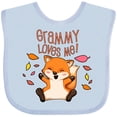 thumbnail image 3 of Inktastic Grammy Loves Me- Cute Baby Fox Boys or Girls Baby Bib, 3 of 4