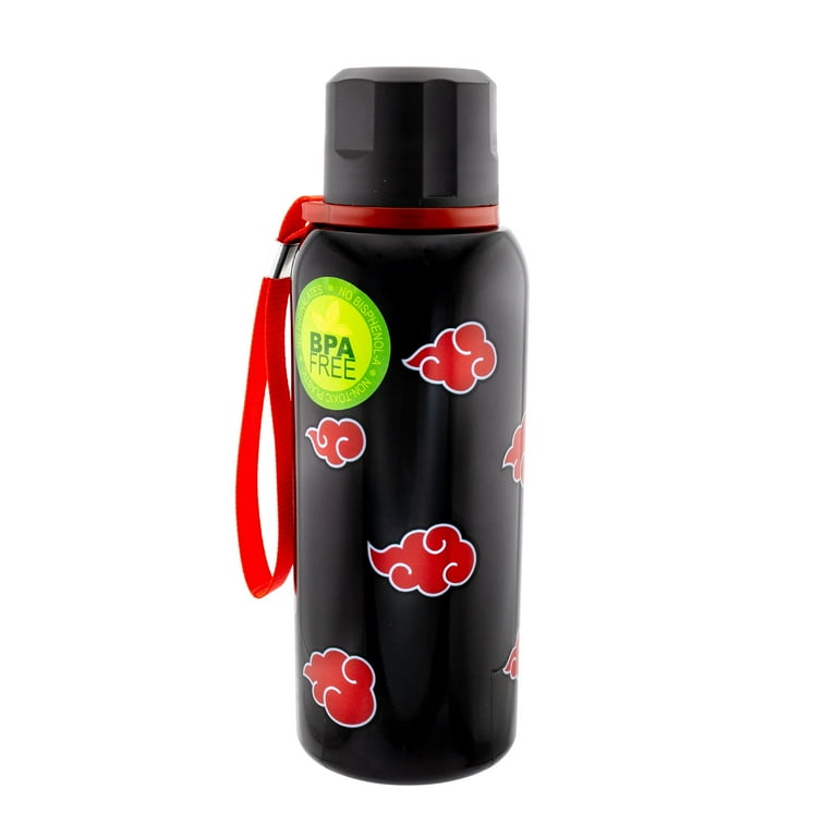 Naruto Shippuden Akatsuki Symbol Stainless Steel 16 oz Travel