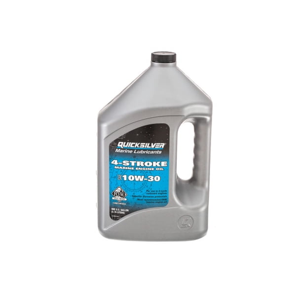 Quicksilver Conventional 4 Stroke Marine Motor Oil, 10W30, 1 Gallon