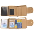 thumbnail image 5 of Royal Bagger Genuine Cow Leather Short Wallet for Women, Modern Fashion with Zipper Coin Pocket,Tri-Fold with ID Window, 5 of 9