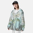 thumbnail image 3 of Lsque Vintage Rose1 UPF 50+ Lightweight Sun Protection Men's Women's Long Sleeve Shirt, Hoodie Performance -X-Large, 3 of 9