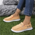 thumbnail image 5 of Men's Women's Casual Cloth Shoes Canvas Slip on Loafers Breathable Lightweight Boat Shoes, 5 of 7