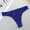 Blue, variant on uublik Womens Panties Blue No Show Thong Underwear Stretch Breathable Low Rise Panties