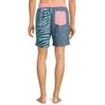 thumbnail image 5 of No Boundaries Men's & Big Men's Elastic Waist Swim Trunks, 7" Inseam, Sizes S-5XL, 5 of 7