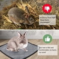 thumbnail image 2 of Reusable Hamster Cage Mat with Premium Cloth for Pet Use Grey Washable and Portable 2 Pieces, 2 of 8