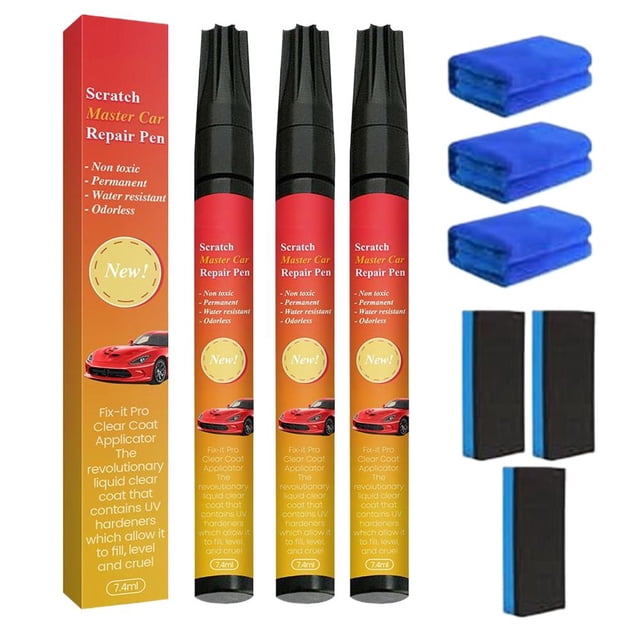 SharkTRUE Effortless Car Scratch Repair: Quick, Weatherproof & All-Color Solution