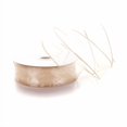 thumbnail image 2 of Ribbon Traditions 1.5" Wired Sheer Organza Ribbon Vanilla Bean 50 Yards, 2 of 4